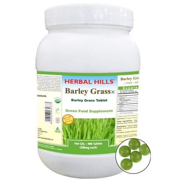 Herbal Hills Barley Grass Tablets Value Pack - 900 Tabs