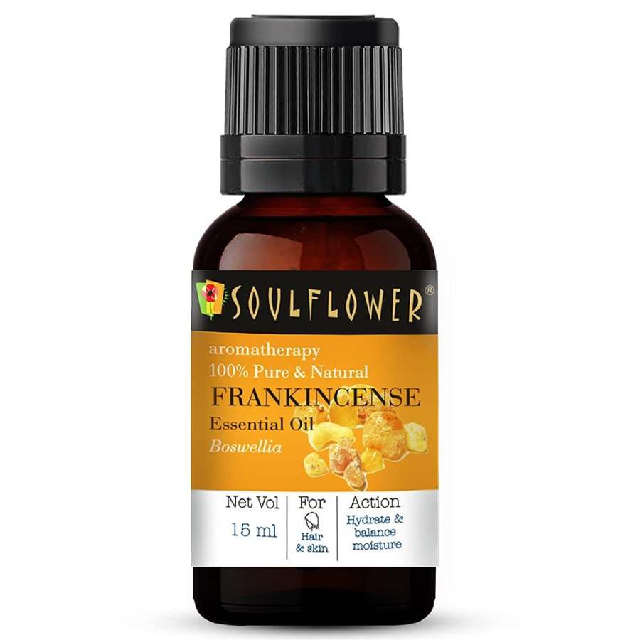 Soulflower Frankincense Essential Oil - 15ml