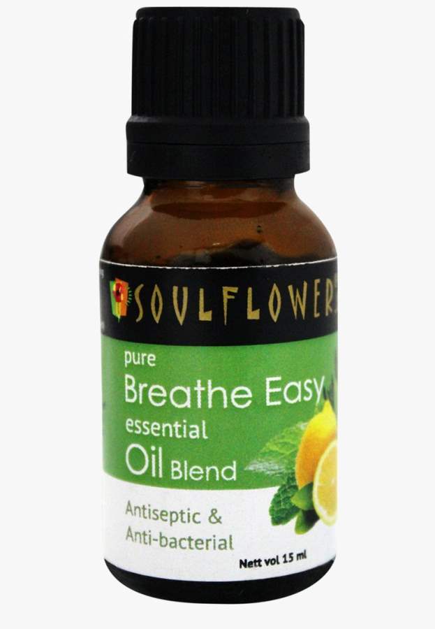 Soulflower Breathe Easy Essential Oil - 15ml