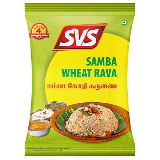 SVS Samba Wheat Rava - 500 GM