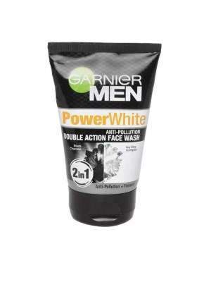Garnier Men Power White Anti Pollution Double Action Face Wash - 100 GM