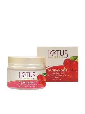 Lotus Herbals Nutramoist Skin Renewal Daily Cream - 50 GM