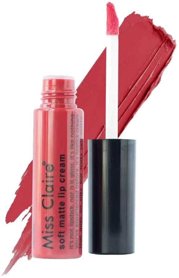 Miss Claire Soft Matte Lip Cream Liquid Lipstick Shade 1 - 6.5GM