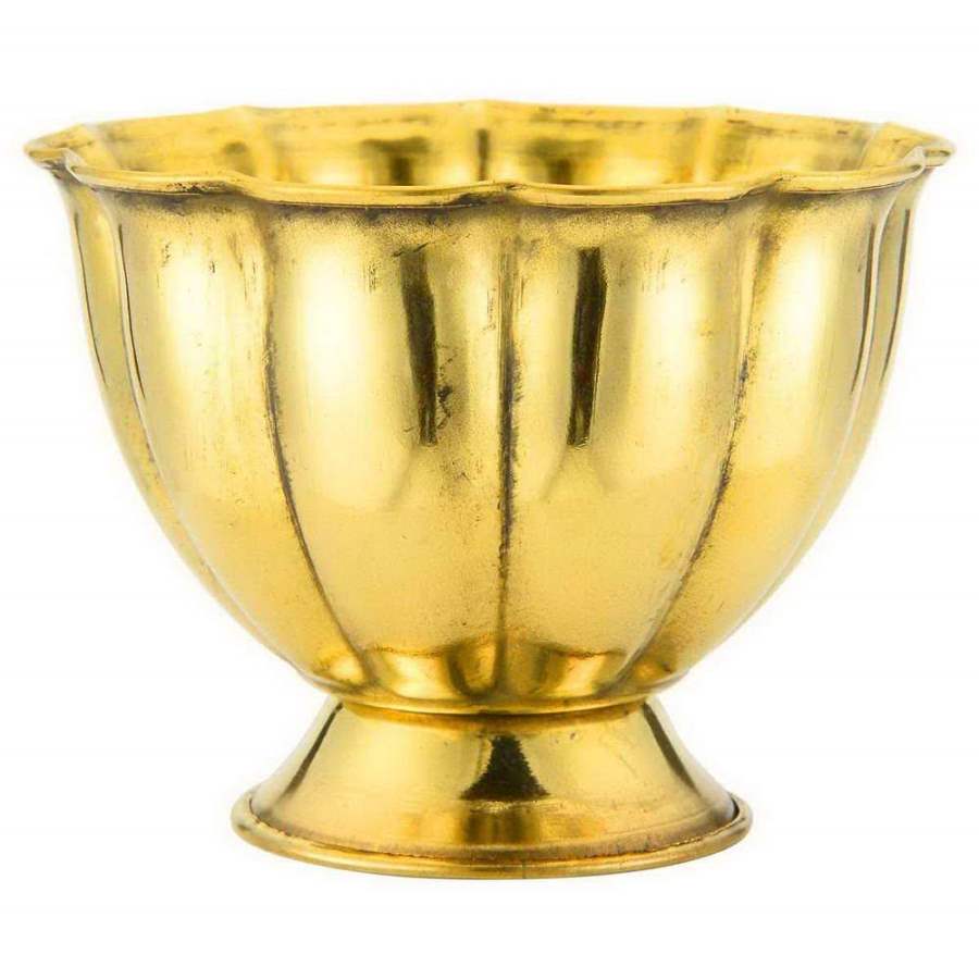 Muthu Groups Brass Chandan Cup Lotus - 1 No