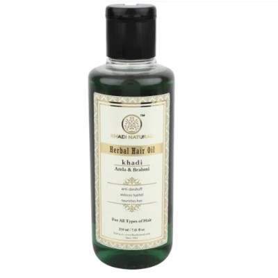 Khadi Natural Amla & Brahmi Herbal Hair Oil - 210 ML