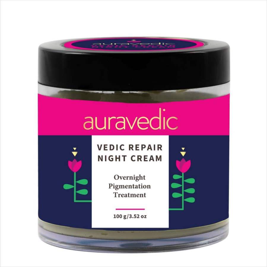Auravedic Vedic Repair Anti-Pigmentation Natural Night Cream - 1 No