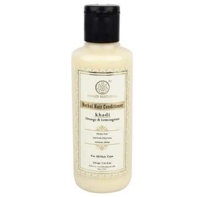 Khadi Natural Orange & Lemongrass Herbal Hair Conditioner - 210 ML