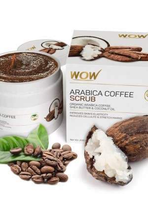 WOW Skin Science White Arabica Coffee Scrub - 200 ML