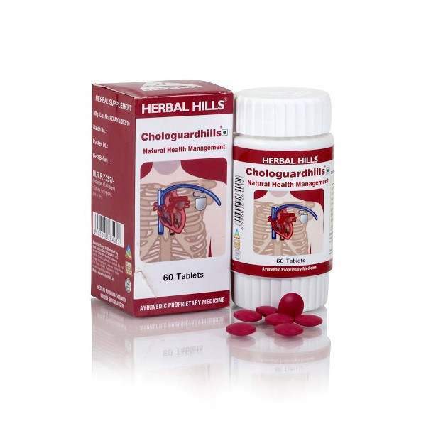 Herbal Hills Chologuardhills Tablets for Cardic Care - 60 Tabs