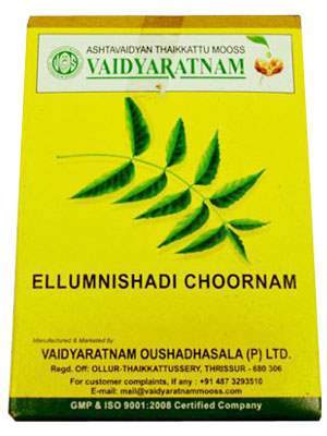 Vaidyaratnam Ellumnishadi Choornam - 100 GM