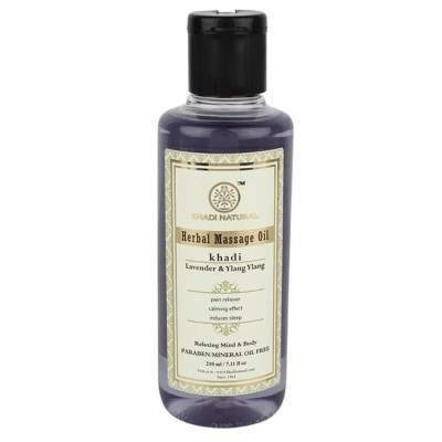 Khadi Natural Lavender Ylang Ylang Massage Oil - 210 ML