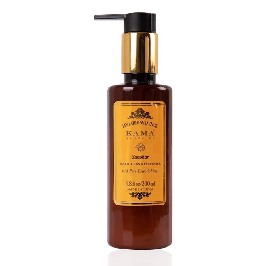 Kama Ayurveda Sanobar Hair Conditioner with Pure Essential Oils of Cypress and Orange, 6.7 Fl Oz - 1 No