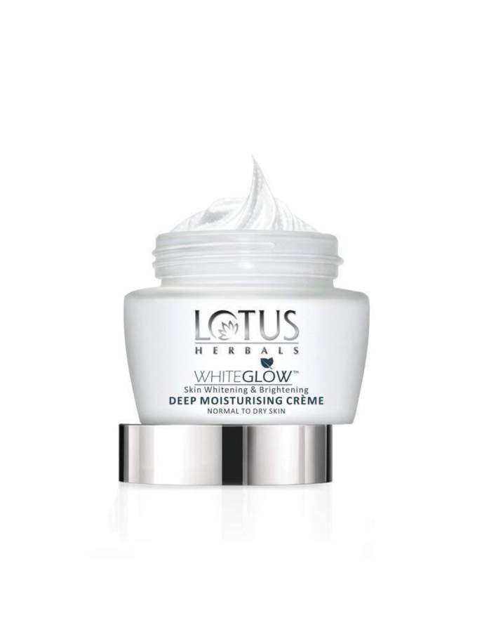 Lotus Herbals Whiteglow Skin Whitening & Brightening Deep Moisturising Creme SPF 20|PA+++ - 60 g