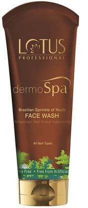 Lotus Herbals Women DermoSpa Brazillian Sprinkle Of Youth Face Wash - 80 g