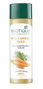 Biotique Bio Carrot Seed After Bath Body Oil - 120 ML