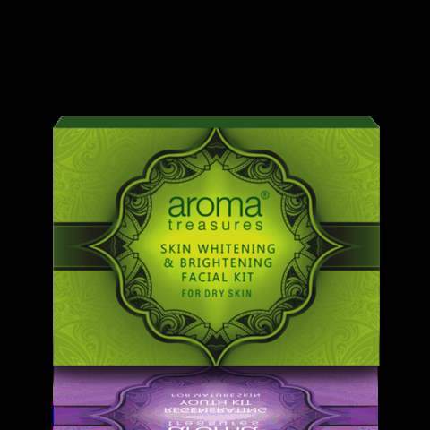 Aroma Magic Aroma Treasures Skin Whitening & Brightening Facial Kit For Dry Skin - 225 GM