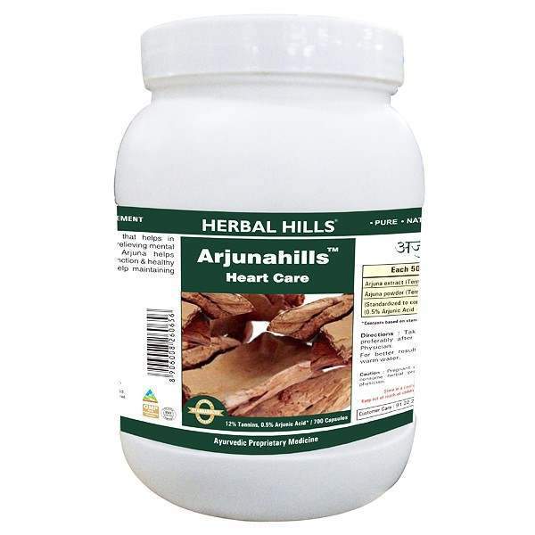 Herbal Hills Arjunahills Value Pack - 700 Caps