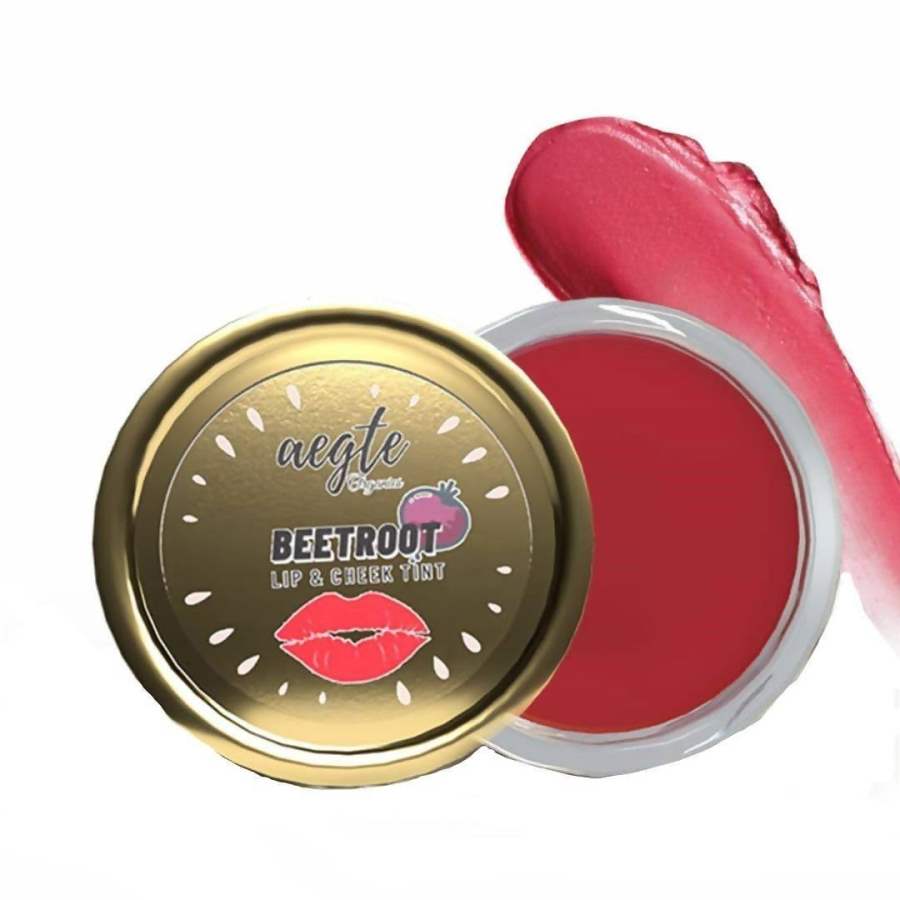 Aegte Organics Beetroot Lip and Cheek Tint Balm - 15 gm