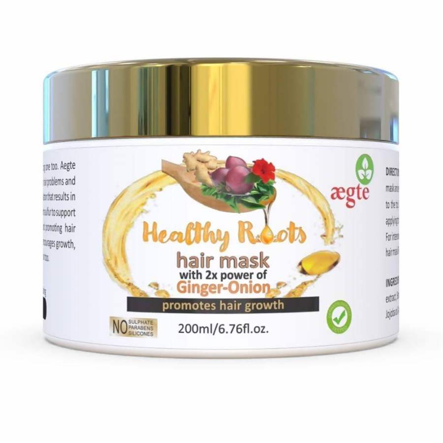 Aegte Healthy Roots Hair Mask With 2X Power Of Ginger-Onion - 200 ML