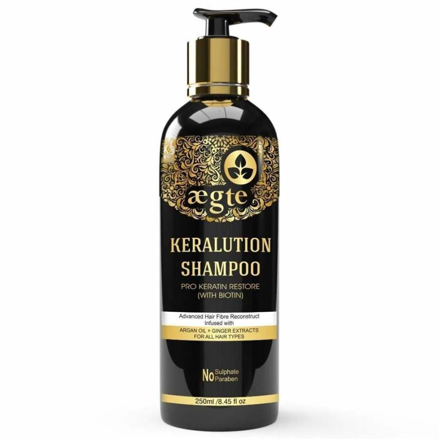Aegte Keralution Shampoo Pro-Keratin Restore (With Biotin) - 250 ml