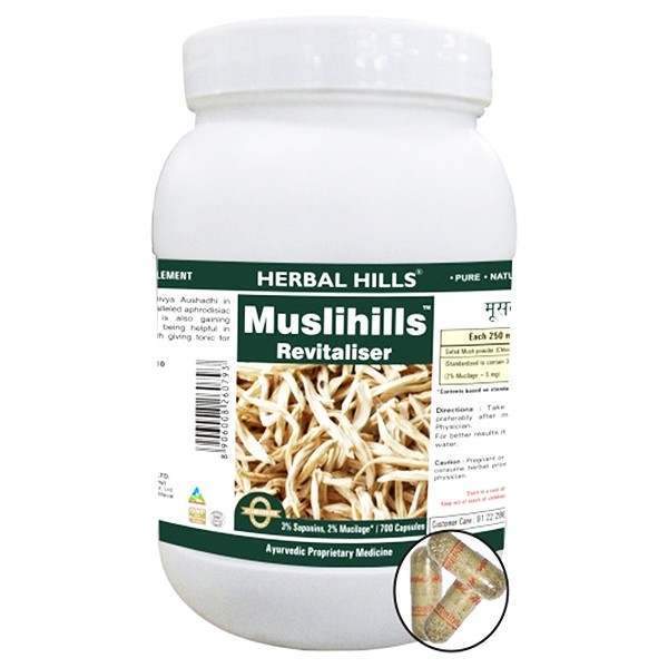 Herbal Hills Muslihills Value Pack - 700 Caps