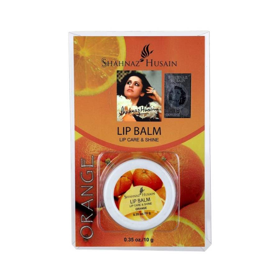Shahnaz Husain Lip Balm Lip Care & Shine (Orange) - 10 GM