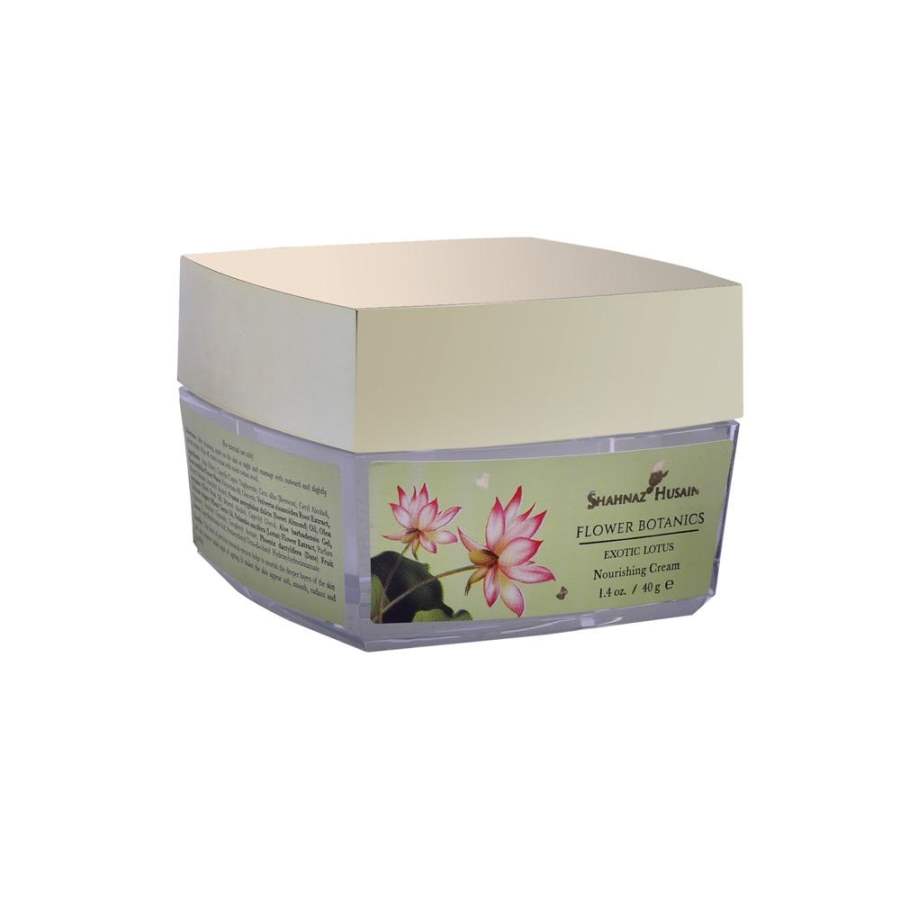 Shahnaz Husain Flower Botanics Exotic Lotus Nourishing Cream - 40 g