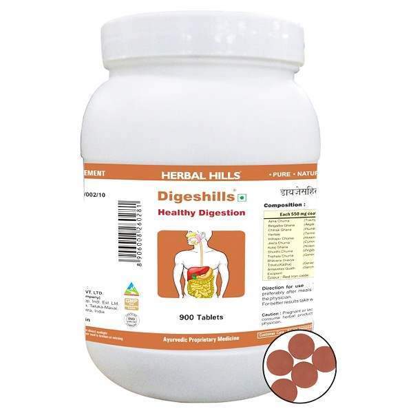Herbal Hills Digeshills Value Pack - 900 Tablets