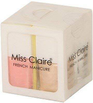 Miss Claire French Manicure Kit (4 X 1), Multi, Multicolor - 36 ML
