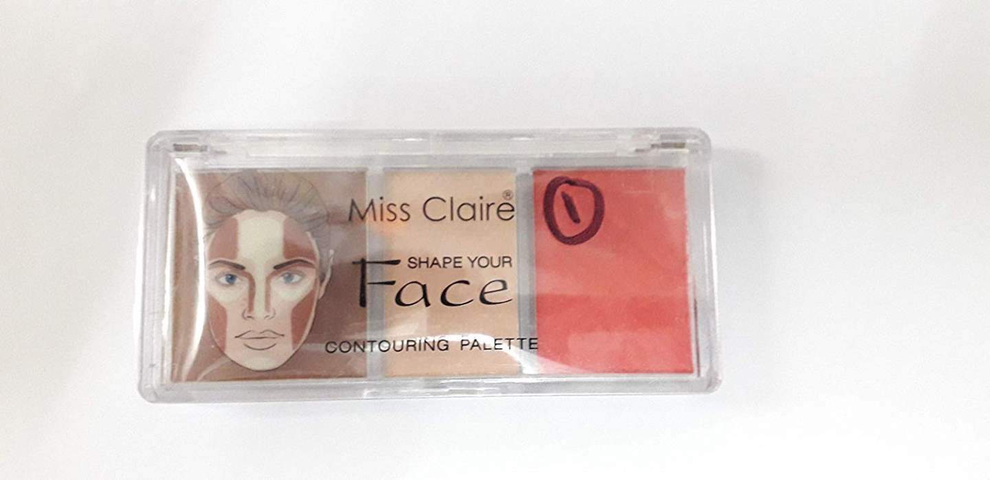 Miss Claire Shape Your Face Contoring Palette 03, Multi, Brown - 14 g