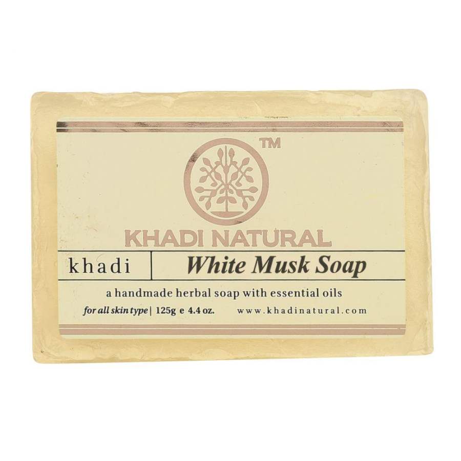 Khadi Natural White Musk Soap - 125 GM