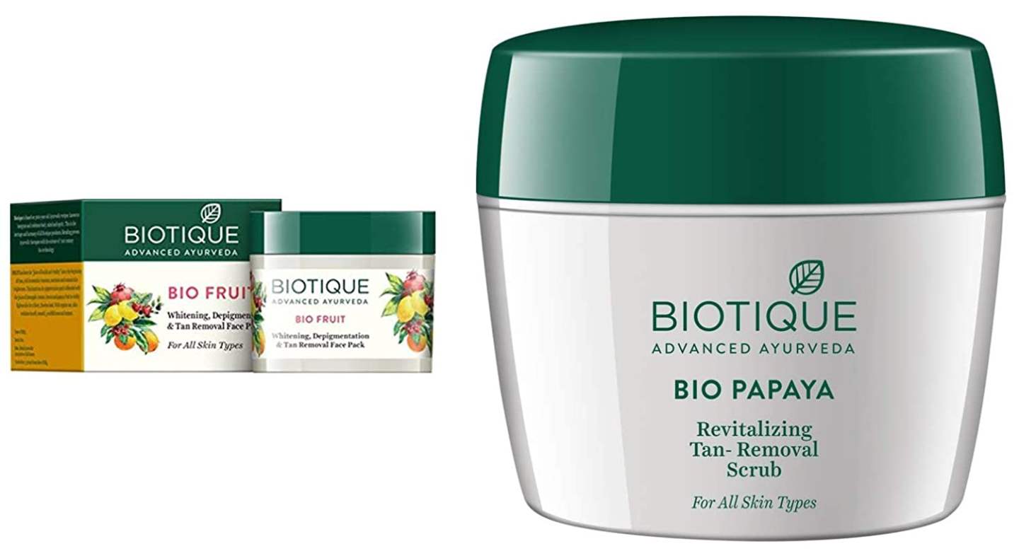 Biotique Anti Tan and Dipigmentation Regime - Toner: 120 MLScrub: 75 GMFace pack: 75 GM