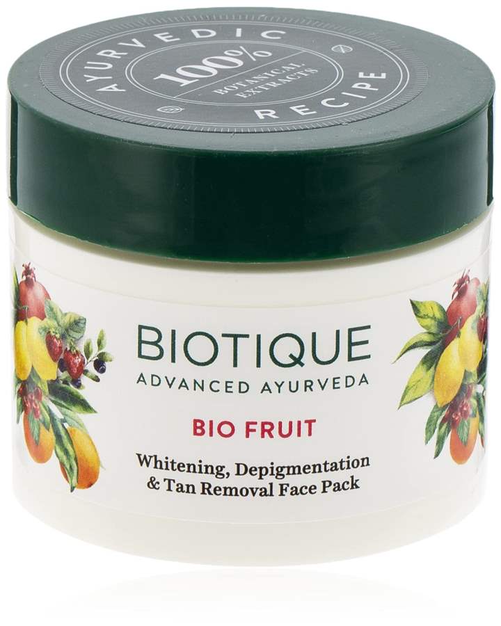 Biotique Bio Fruit Whitening Depigmentation Face Pack - 75 GM