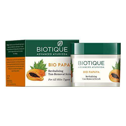 Biotique Bio Papaya Revitalising Tan Removal Scrub - 75 GM