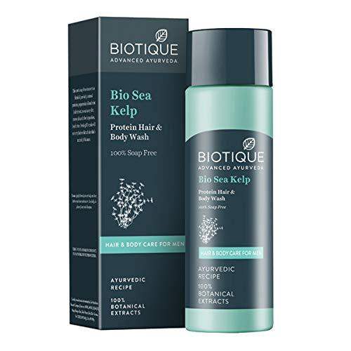 Biotique Men Bio Sea Kelp Protein Hair and Body Wash-120ml - 120 ML