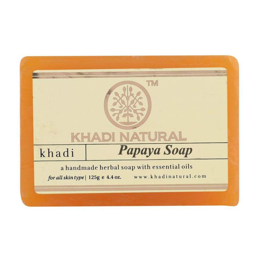 Khadi Natural Papaya Soap - 125 GM