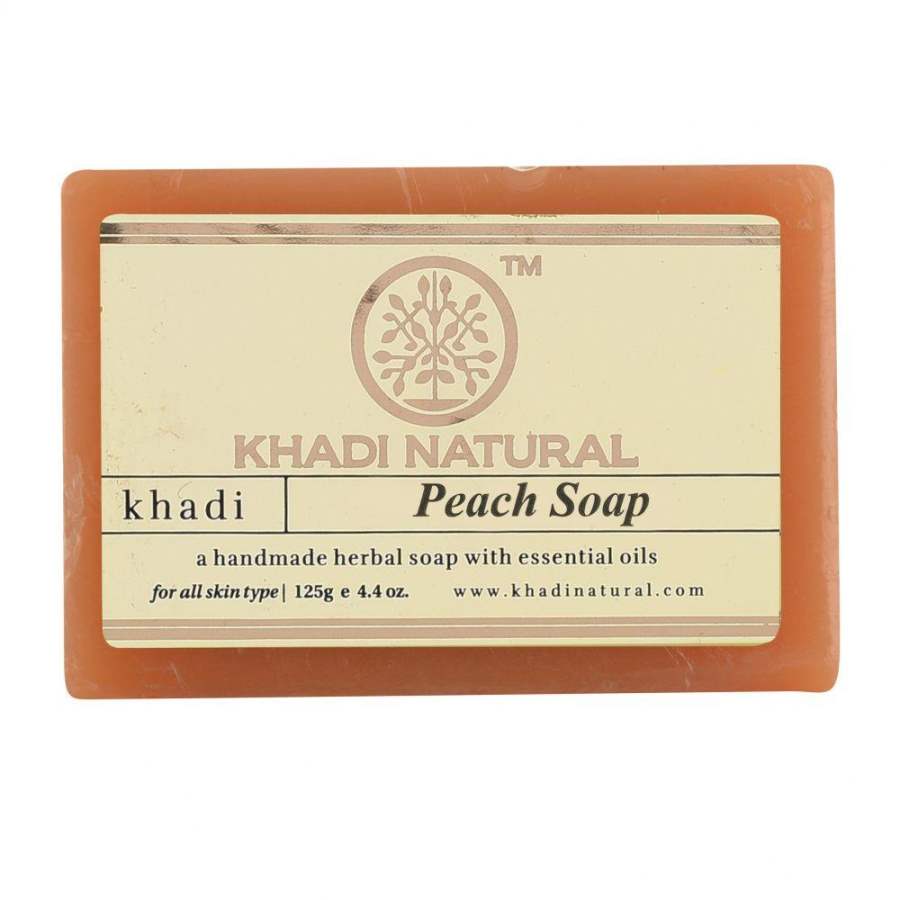 Khadi Natural Peach Soap - 125 GM