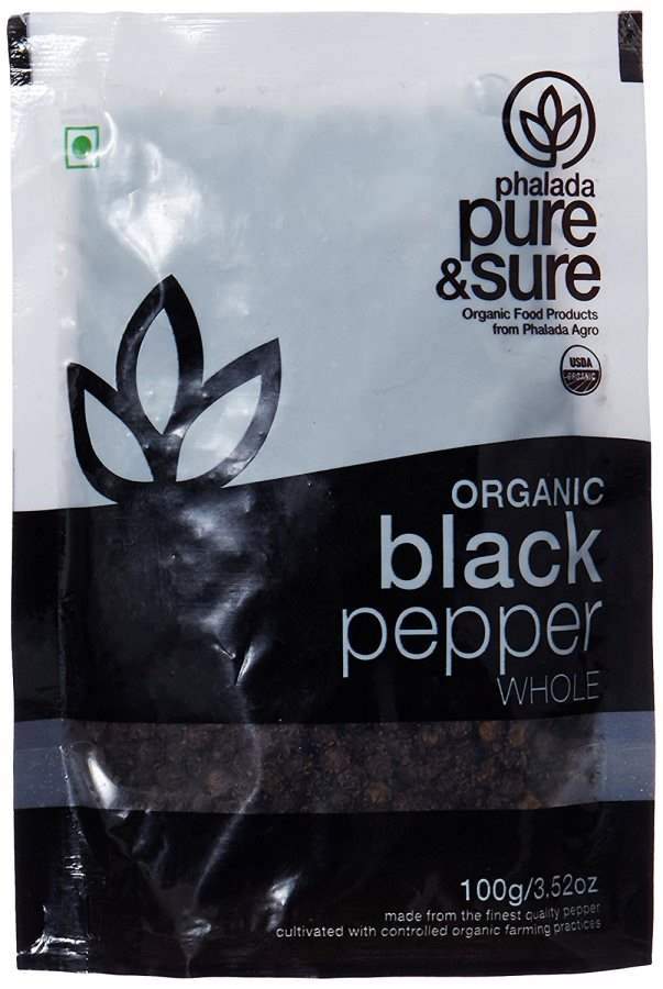 Pure & Sure Black Pepper Whole - 100 GM