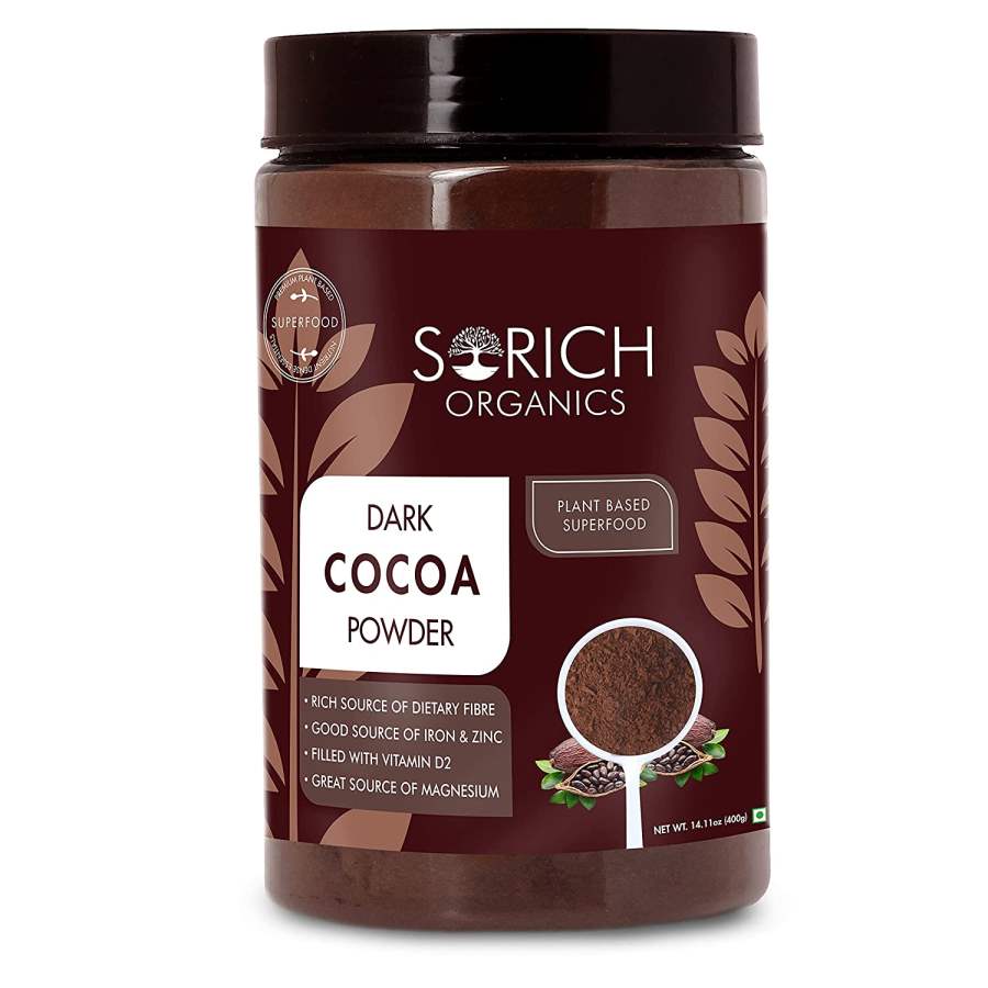 Sorich Organics Dark Cocoa Powder - 400 GM