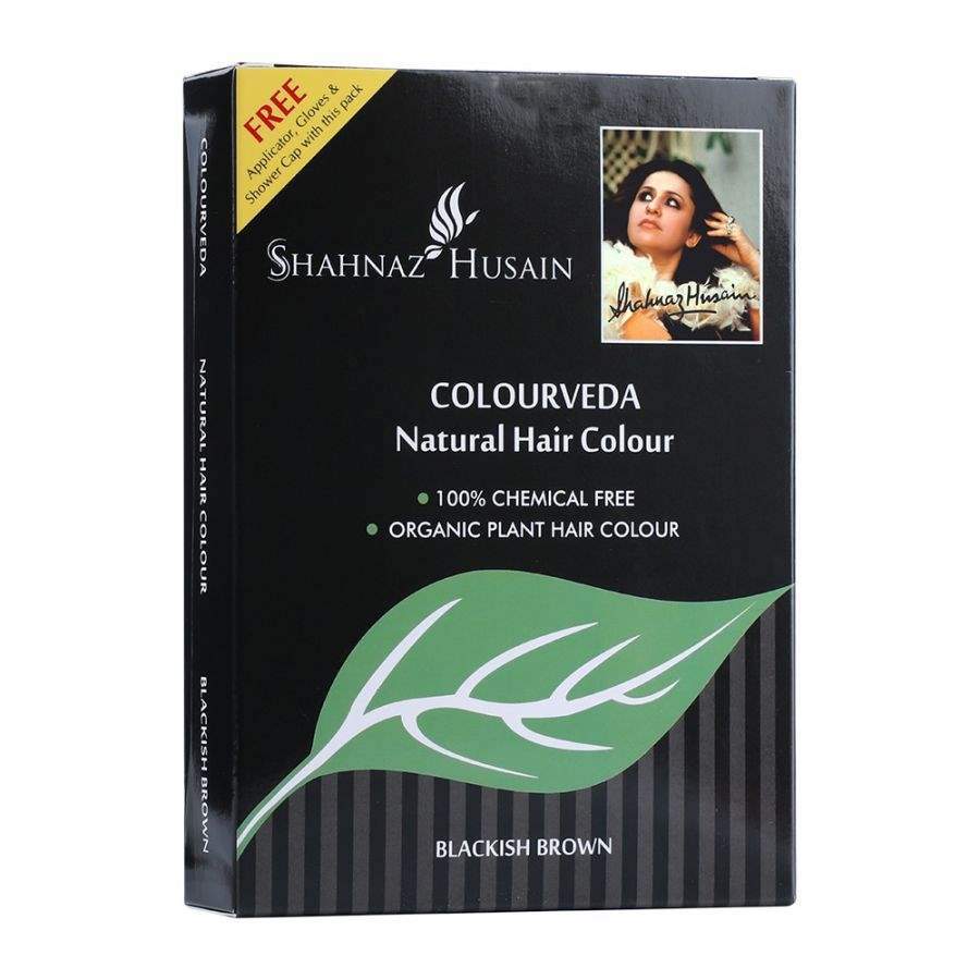 Shahnaz Husain Colourveda Natural Hair Colour (Blackish Brown) - 100 GM