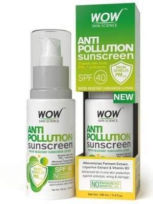 WOW Skin Science Anti Pollution Sunscreen Lotion - 100 ML