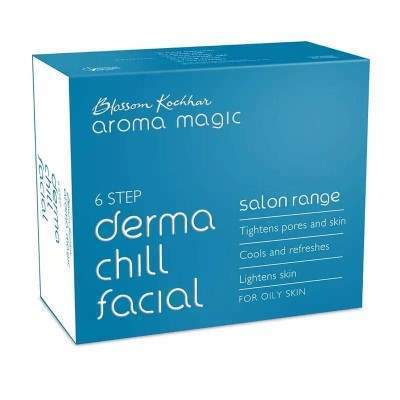 Aroma Magic 6 Step Derma Chill Facial Kit Salon Range (Oily Skin) - 1 No