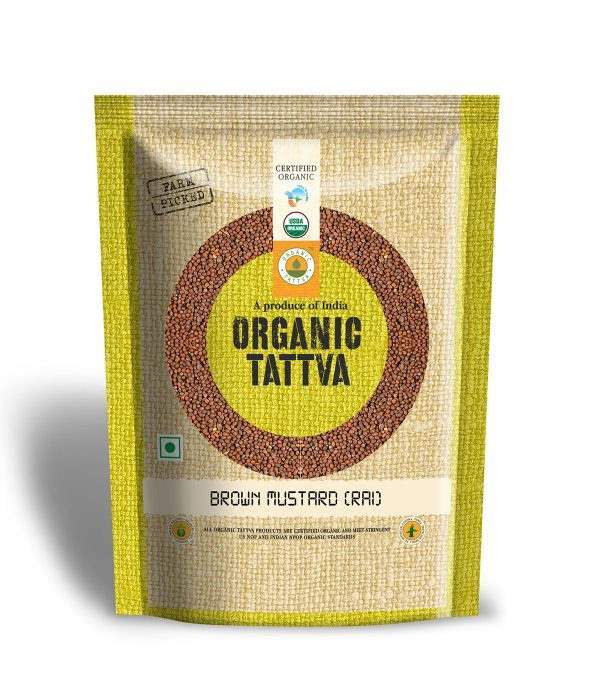 Organic Tattva Brown Mustard (Rai) - 100 GM