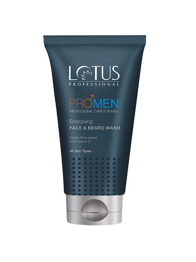 Lotus Herbals Promen Energising Face and Beard Wash - 100 ML