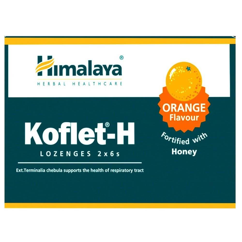 Himalaya Koflet H Lozenges - (Orange Flavour) - 6 lozenges