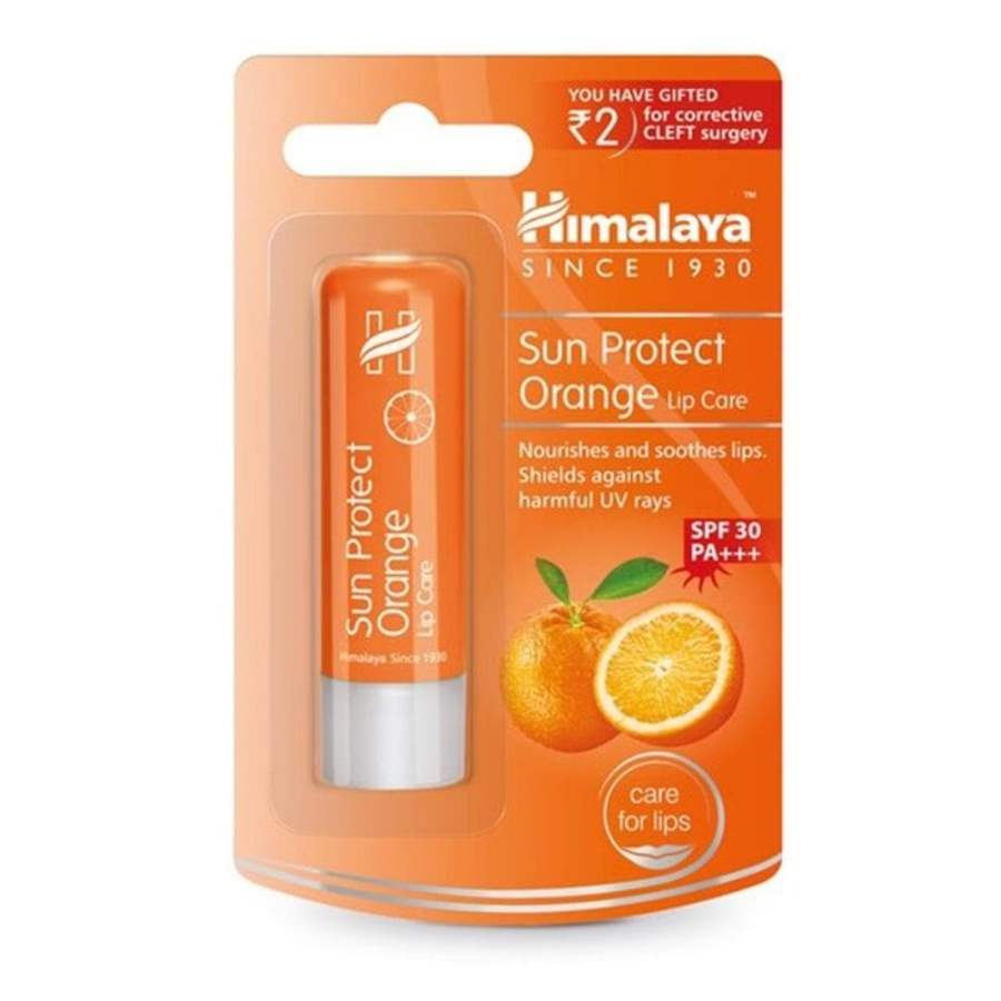 Himalaya Sun Protect Orange Lip Care - 4.5 gm