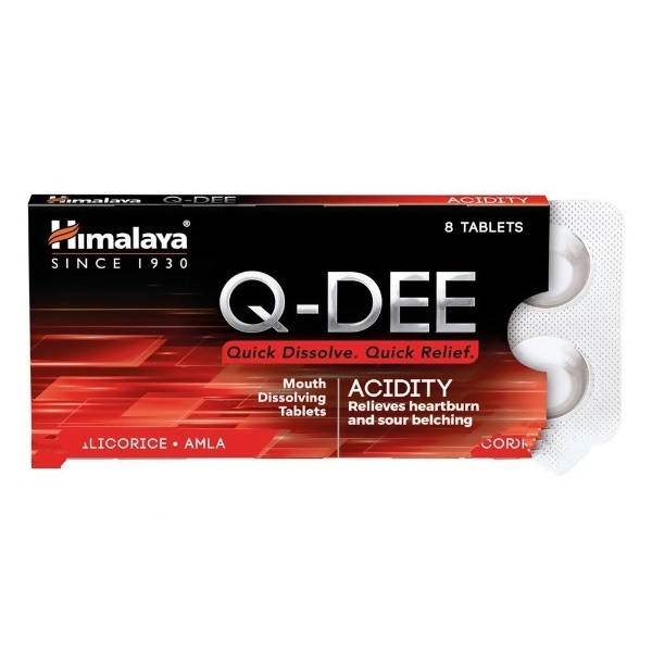 Himalaya Q-DEE Acidity Tablets - 8 Tablets