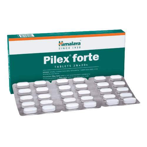 Himalaya Pilex Forte Tablets - 60 Tablets