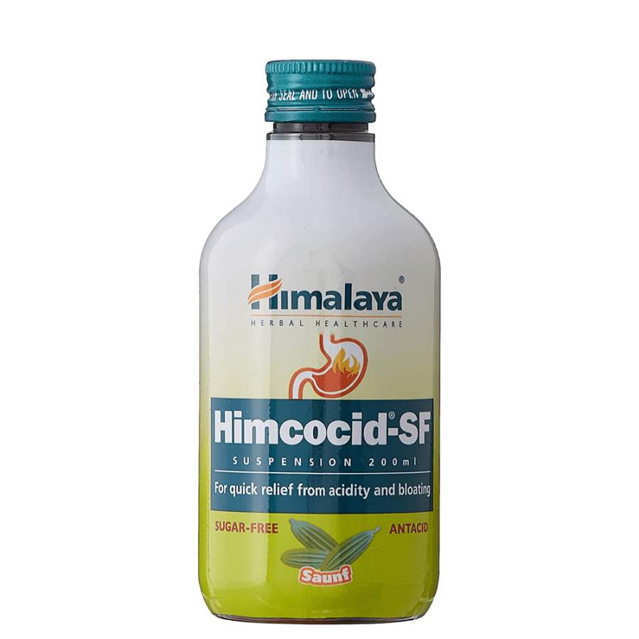 Himalaya Himcocid SF Syrup - Saunf Flavor - 200 ML