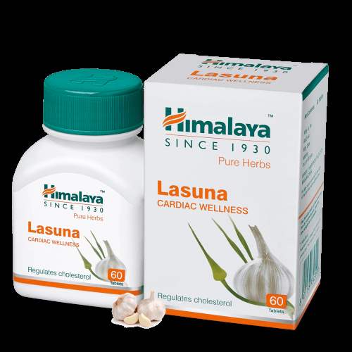 Himalaya Lasuna Cardiac Wellness Tablets - 60 Tablets